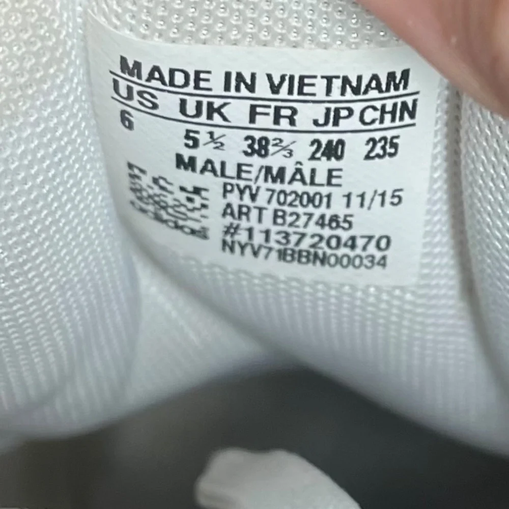 Adidas Samoa sneakers white black gold 6 - Picture 12 of 12